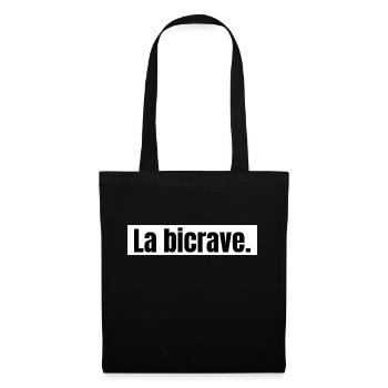 La Bicrave - Sac en tissu - noir - Devant