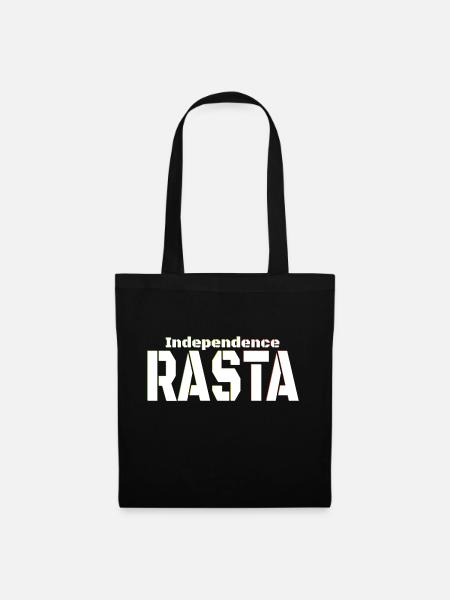 Unabhängiger Rasta - Stoffbeutel - Schwarz