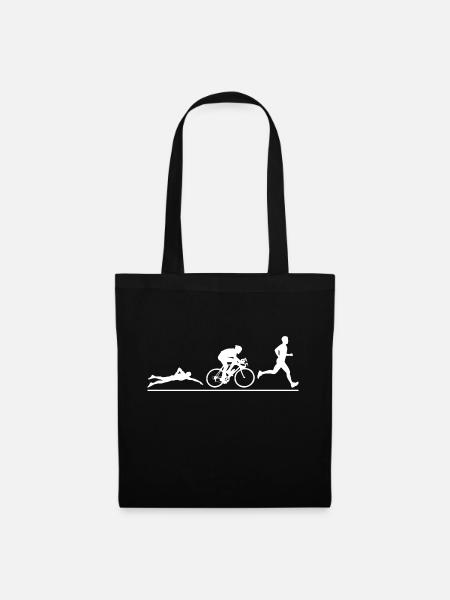 Triathlon Swim Bike Run - Stoffbeutel - Schwarz