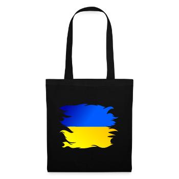 Ukraine Flag Flag - Tote Bag - black - Front