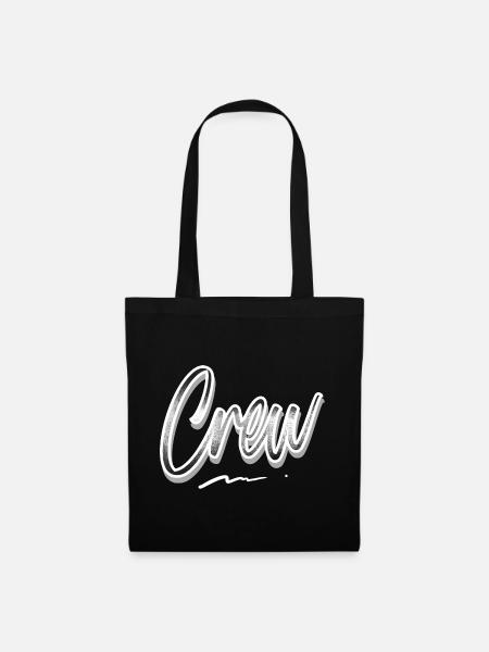 Crew - Stoffbeutel - Schwarz