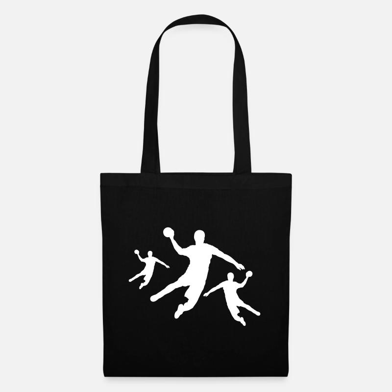 Handball Spieler Team - Stoffbeutel - Schwarz
