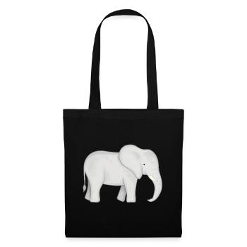Elephant Baby - Tote Bag - black - Front