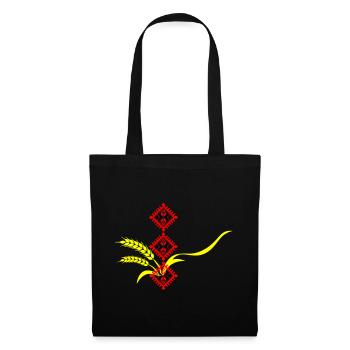 Ukraine Motif - Sac en tissu - noir - Devant