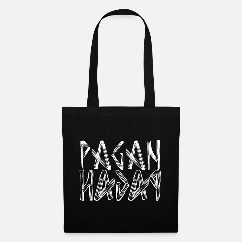 Pagan lettering logo - Tote Bag - black
