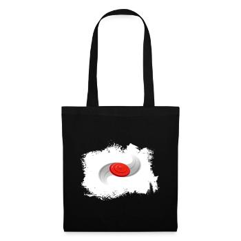 disque de frisbee discgolf frisbee - Sac en tissu - noir - Devant