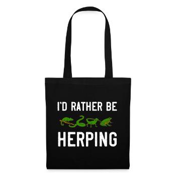 Herpetology Reptiles Herpetologist Lizards - Tote Bag - black - Front