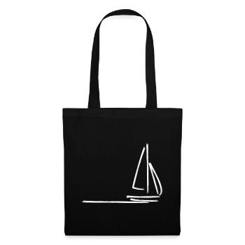 Sailing Sailboat Sailor - Tote Bag - black - Front