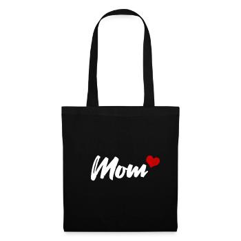 Mom Heart - Tote Bag - black - Front
