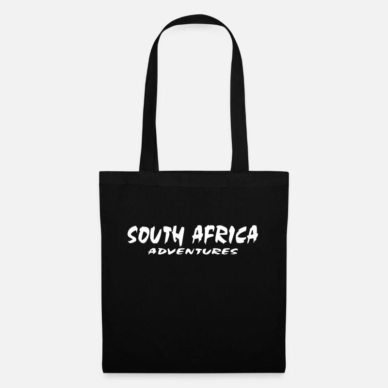 Südafrika - Stoffbeutel - Schwarz