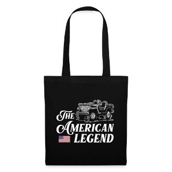 JeepsLa légende américaine - Sac en tissu - noir - Devant