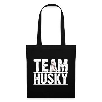 Dog Husky - Tote Bag - black - Front