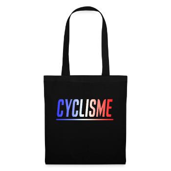 CYCLISME VELO CYCLISTE CADEAU SPORT FRANCE - Sac en tissu - noir - Devant