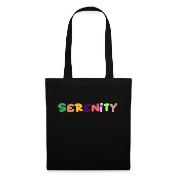 Sérénité, pensée positive - Sac en tissu - noir - Devant