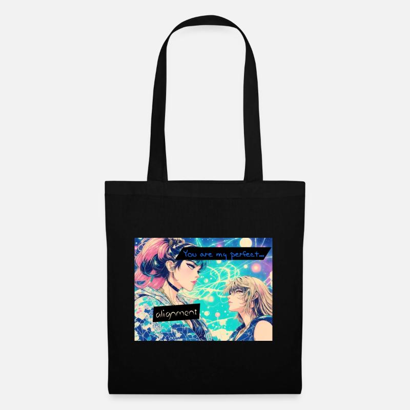 You Are My Perfect Alignment - Tote Bag - black
