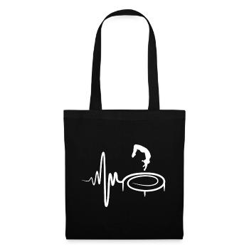 Trampoline Child - Tote Bag - black - Front