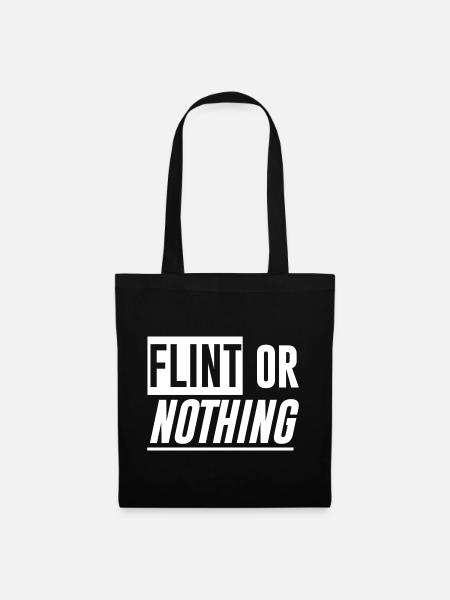 Flint Or Nothing 4 - Stoffbeutel - Schwarz