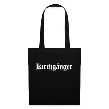 Kirchgänger - Churchgoer - The Church - Stoffbeutel - Schwarz - Vorne