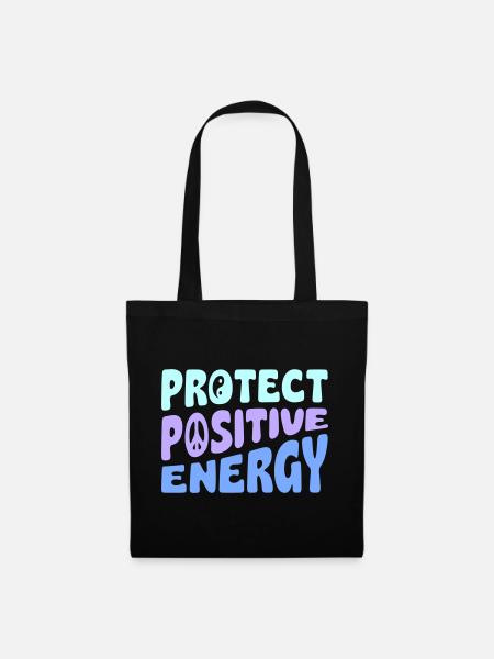 Protect Positive Energy - Stoffbeutel - Schwarz