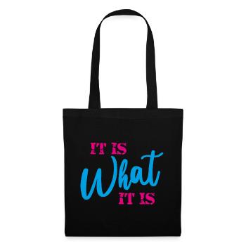C’est ce que c’est - Sac en tissu - noir - Devant