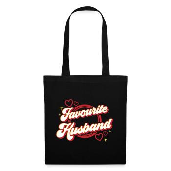Favourite Husband | Colors changeable - Tote Bag - black - Front