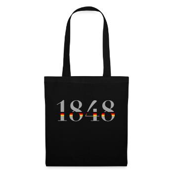 1848 - Tote Bag - black - Front