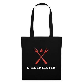 Grillmeister - Stoffbeutel - Schwarz - Vorne