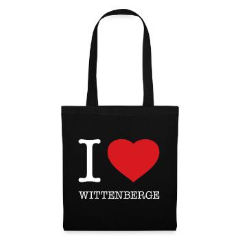 I LOVE WITTENBERGE - Stoffbeutel - Schwarz - Vorne