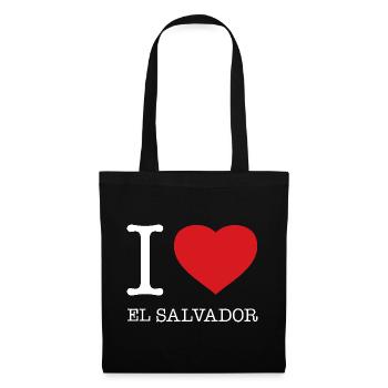 J’ADORE EL SALVADOR - Sac en tissu - noir - Devant
