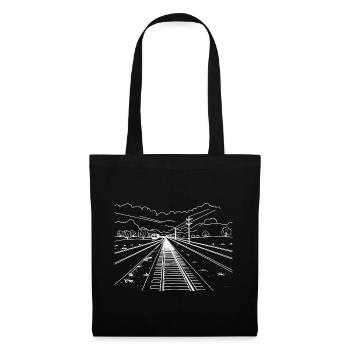 Railway - Tote Bag - black - Front