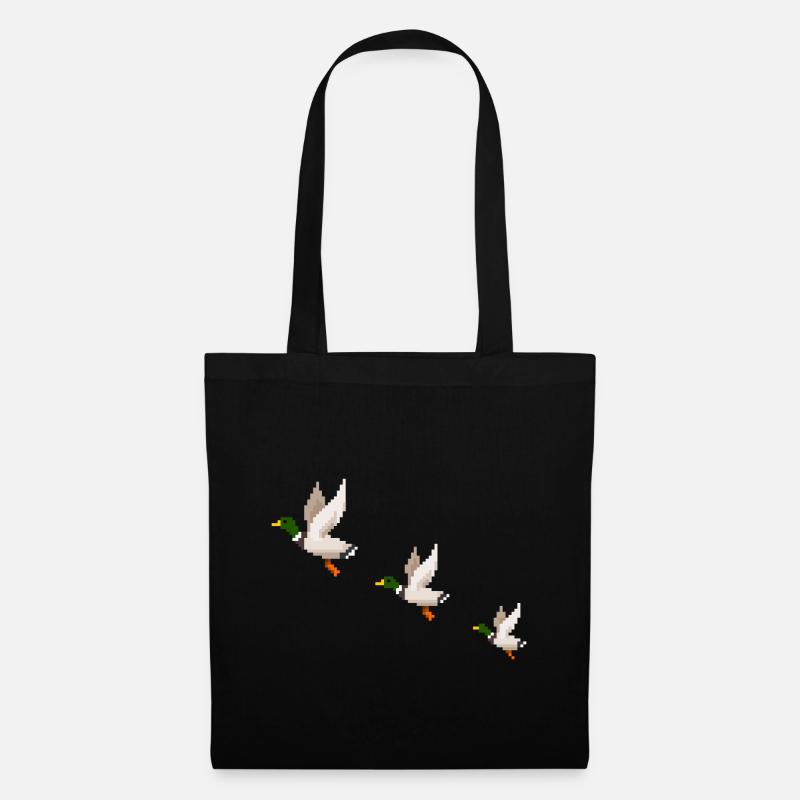 Flying Ducks - Tote Bag - black