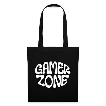 GAMER ZONE - Stoffbeutel - Schwarz - Vorne