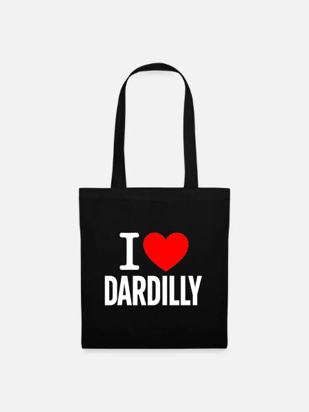 ICH LIEBE DARDILLY - Stoffbeutel - Schwarz