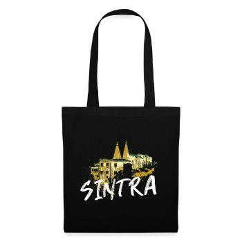 Palais national Sintra illustration Portugal - Tote Bag - black - Front