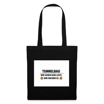 Tunnel Lichtmacher - Sac en tissu - noir - Devant
