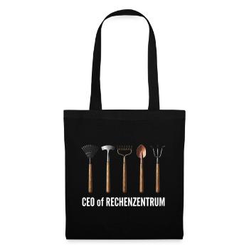 CEO of Rechenzentrum - Stoffbeutel - Schwarz - Vorne