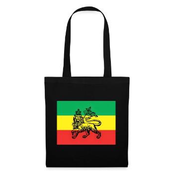 Haile Selassie I Jah Rastafari Rasta Reggae Roots - Tote Bag - black - Front