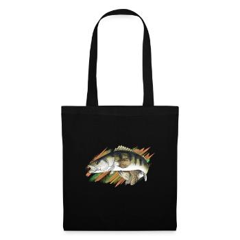 pike-perch - Tote Bag - black - Front
