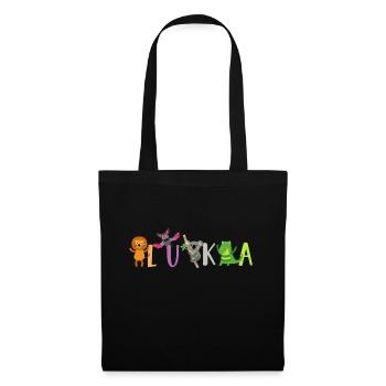 Luka Name Shirt T-Shirt par DRUCKPUNK - Sac en tissu - noir - Devant