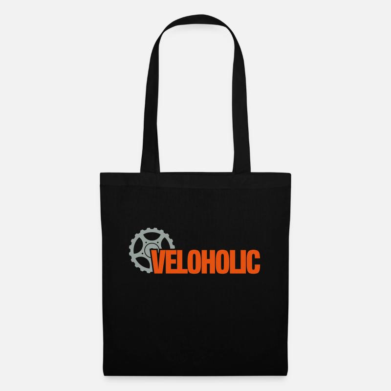 veloholic - Stoffbeutel - Schwarz