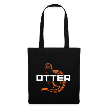 Otter Design Gift Idea - Tote Bag - black - Front