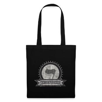 ANTIFASCHISTE ANTIFASCHISTE ANTIFA - Sac en tissu - noir - Devant