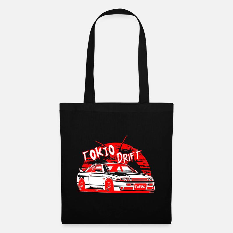 Tokio Drift Car - Stoffbeutel - Schwarz
