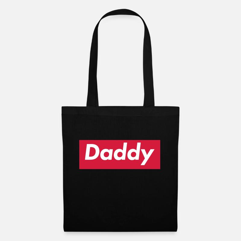 Daddy - Stoffbeutel - Schwarz