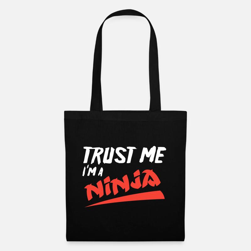 Ninja - Stoffbeutel - Schwarz