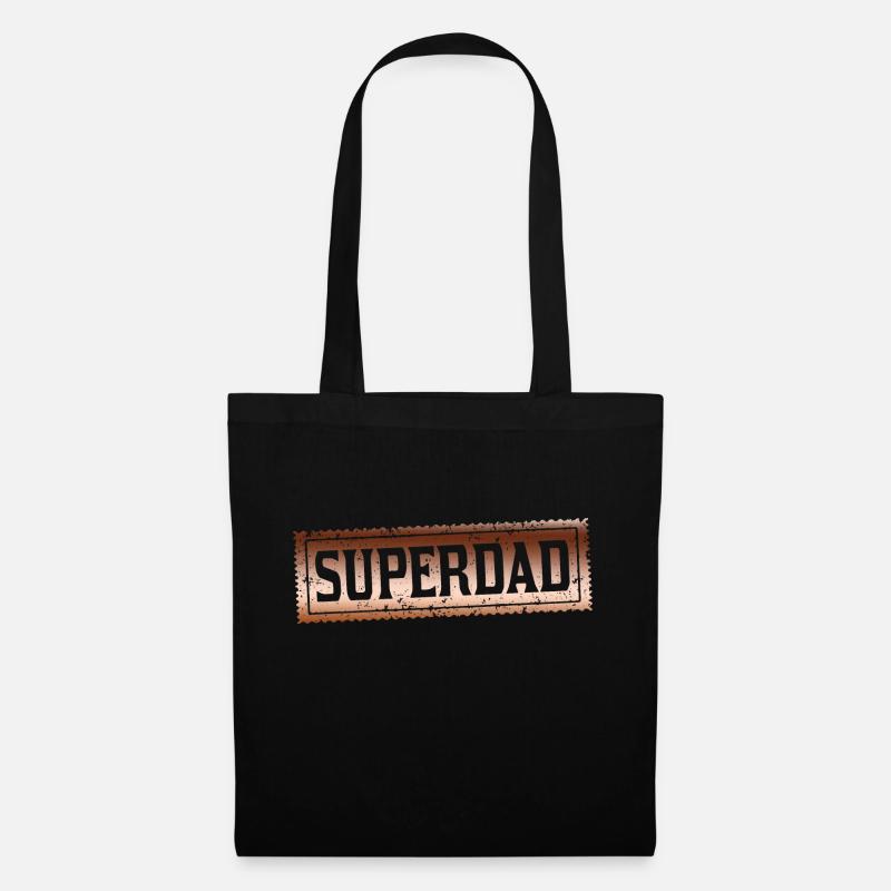 Superdad - Tote Bag - black