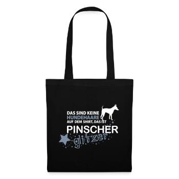 Pinscher - Stoffbeutel - Schwarz - Vorne