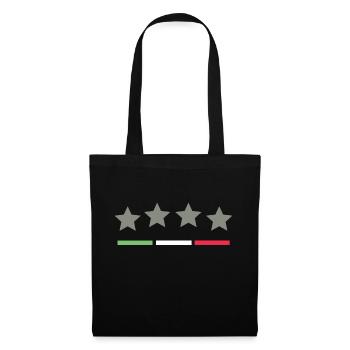 Italia - Sac en tissu - noir - Devant
