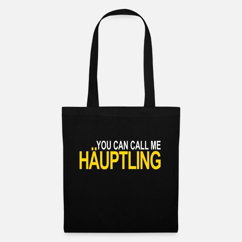 call me Chief - Tote Bag - black