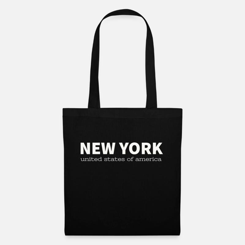 NEW YORK - Stoffbeutel - Schwarz
